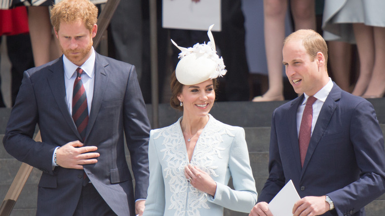 William, Kate, and Harry