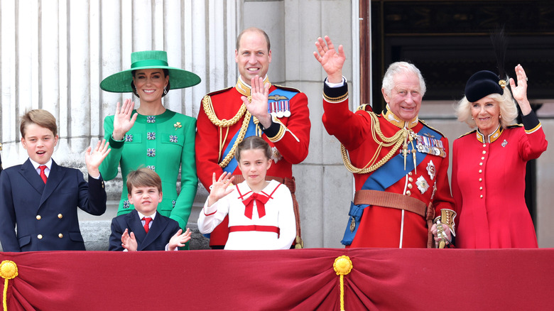 The royal family at coronation