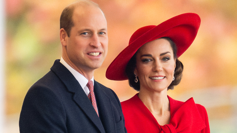 William and Catherine, Prince and Princess of Wales, smiling