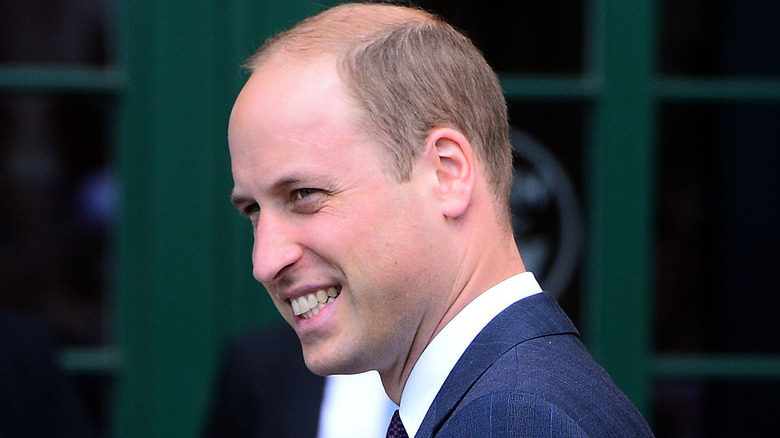 Prince William smiling