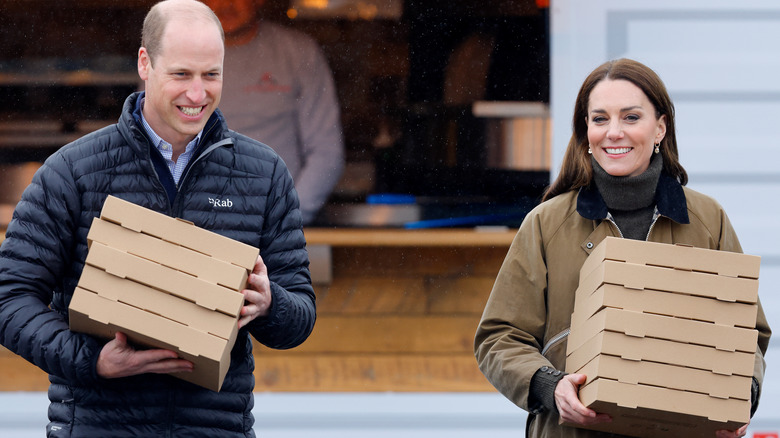 Prince William going on a pizza run with Princess Catherine