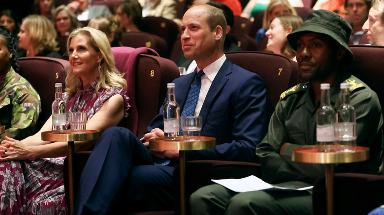 Prince William and Sophie, the Duchess of Cambridge watching a documentary together