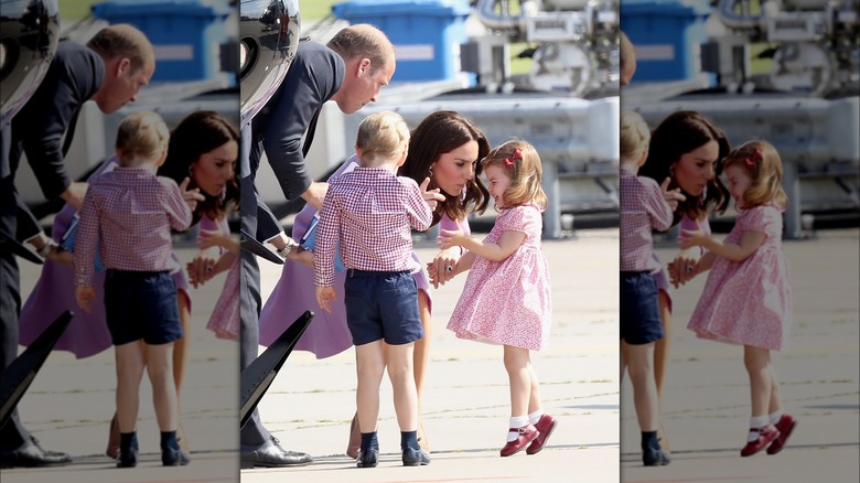 Prince William and Princess Catherine with George and Charlotte