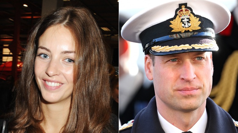 Rose Hanbury and Prince William side by side