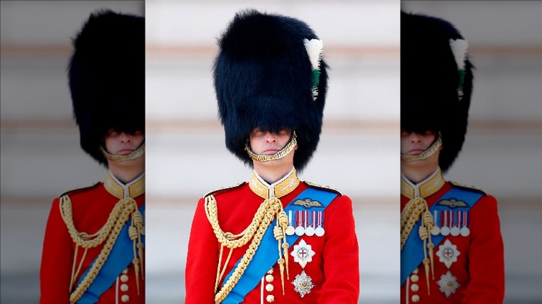 Prince William wearing his military uniform