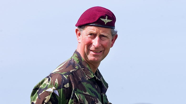 Prince Charles in military outfit