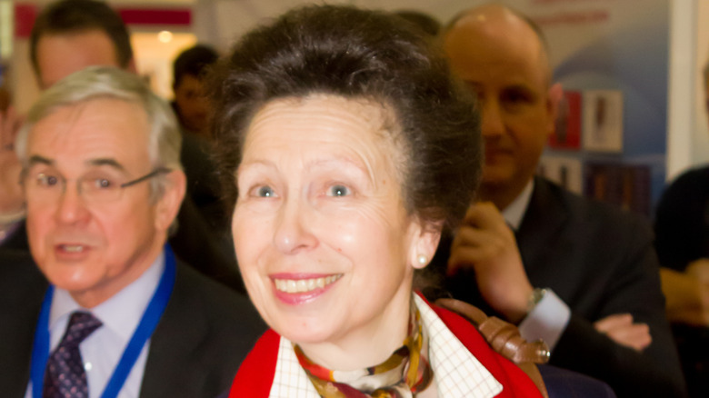 Princess Anne smiling at event