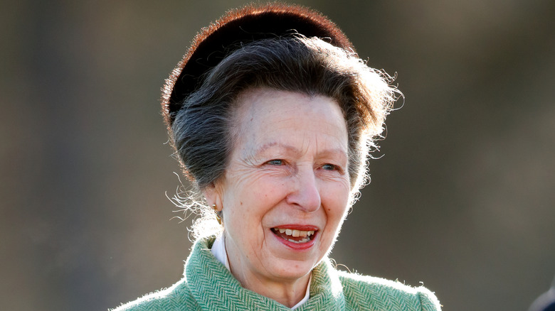 Princess Anne smiling