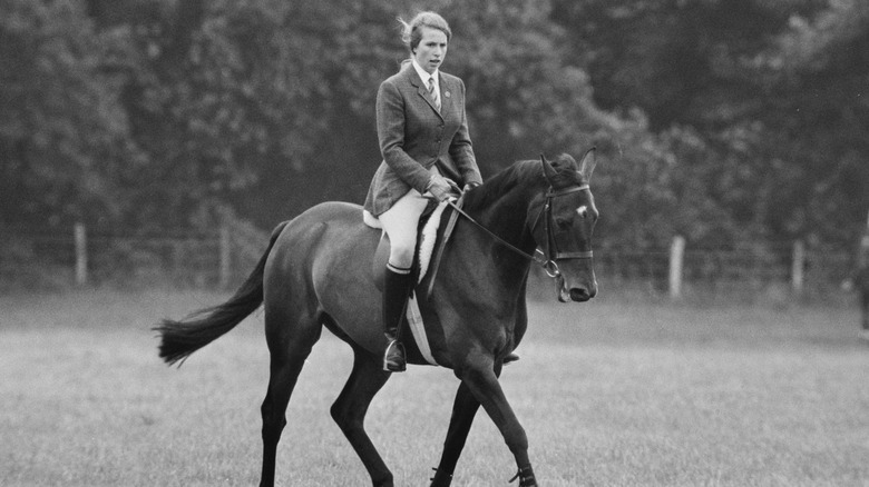 Princess Anne riding