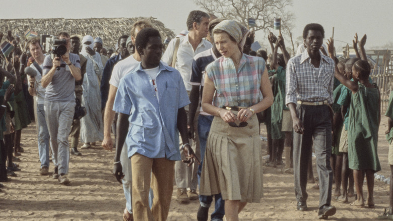 Princess Anne, Save the Children visit