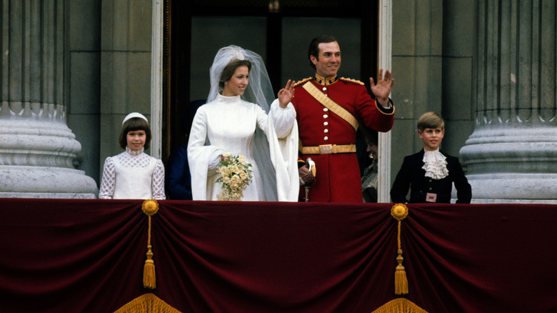 Princess Anne, Mark Phillips wedding day