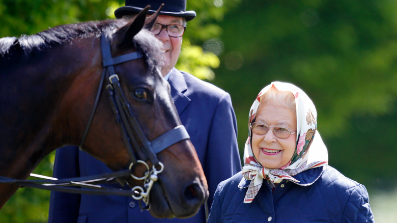 Queen Elizabeth at the Royal Windsor Horse Show 