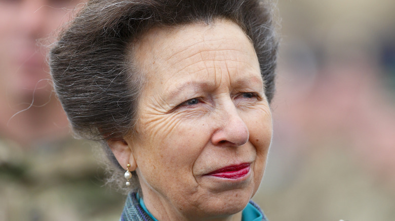 Princess Anne smiling