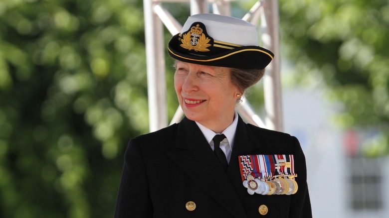 Princess Anne posing 