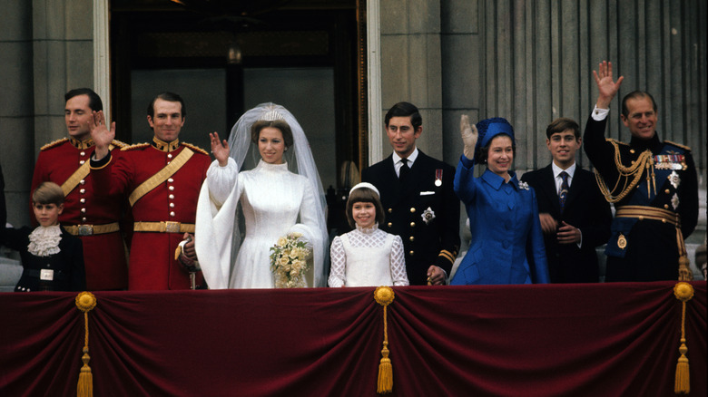 Princess Anne wedding day 