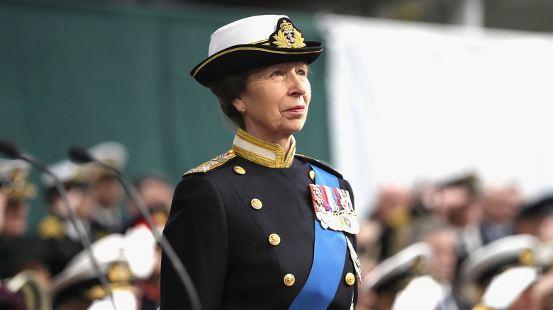 Princess Anne looking ahead