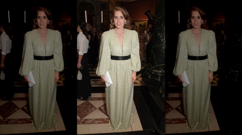 Princess Beatrice wearing a Markarian dress