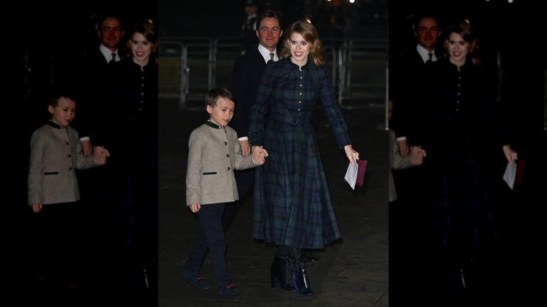 Princess Beatrice and family