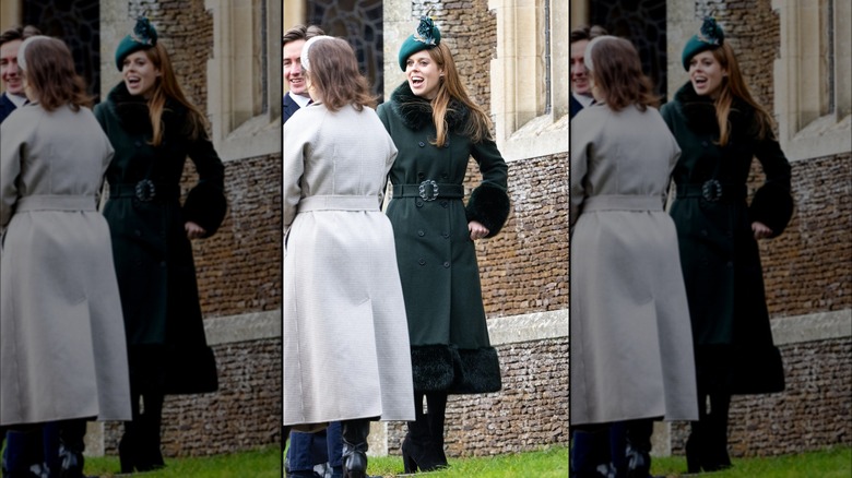 Princess Beatrice on Christmas Day