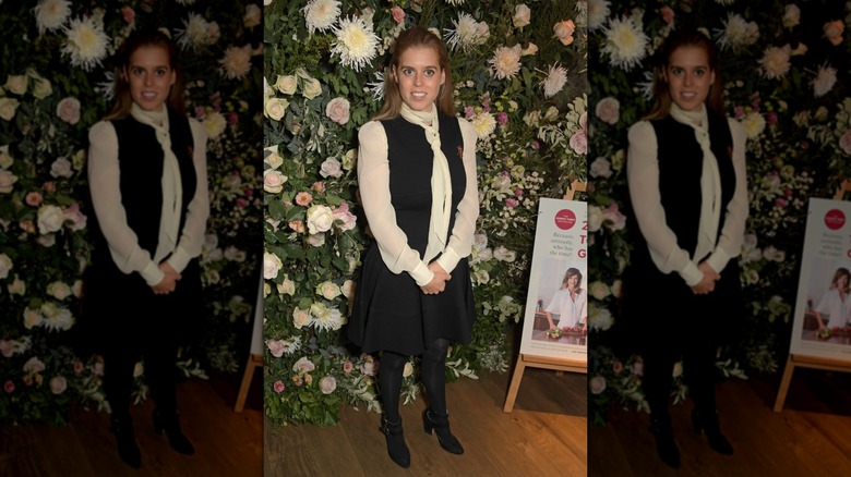 Princess Beatrice posing at an event