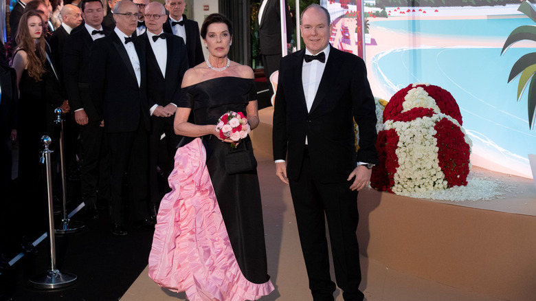 Princess Caroline in gown