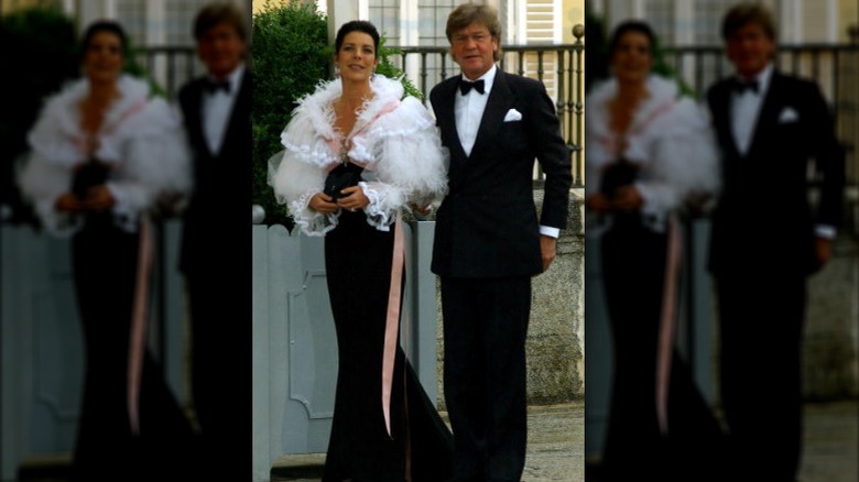 Princess Caroline with husband