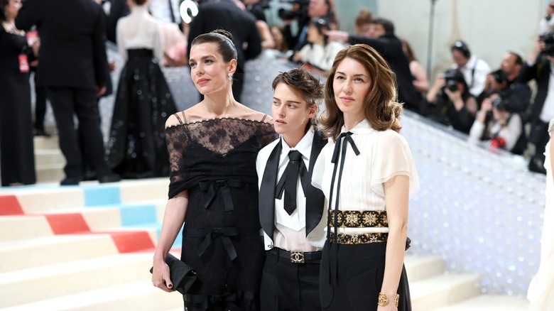 Charlotte Casiraghi, Kristen Stewart, and Sofia Coppola at the Met Gala