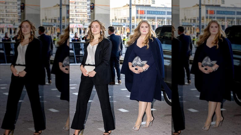 Princess Catharina-Amalia poses with sister