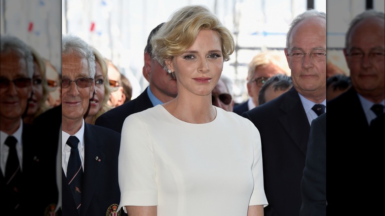 Princess Charlene of Monaco smiling