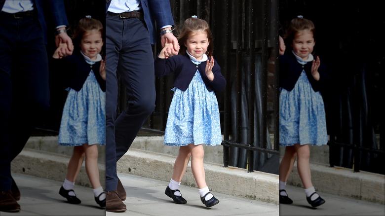 Princess Charlotte walking 