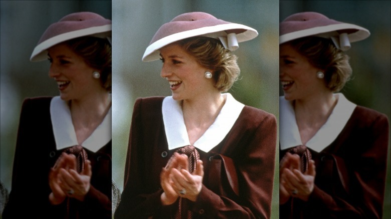 Diana Spencer smiling 