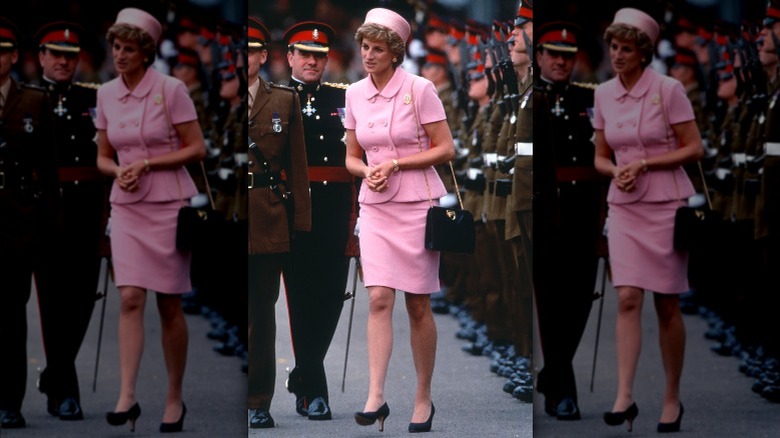 Princess Diana in pink