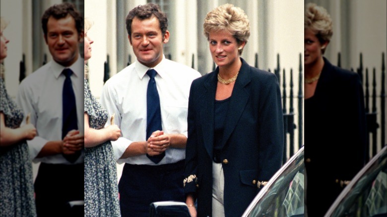 Paul Burrell and Princess Diana