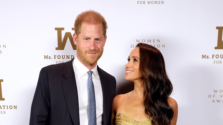 Harry and Meghan Markle at Women of Vision Awards