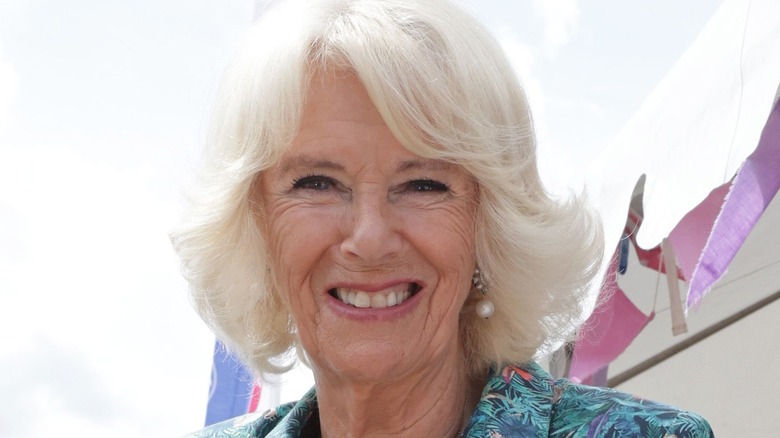 Camilla Parker Bowles smiling