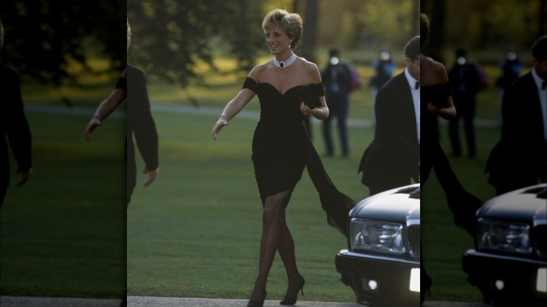 Princess Diana in her revenge dress