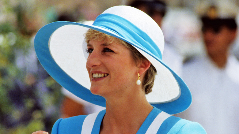 Princess Diana smiling 