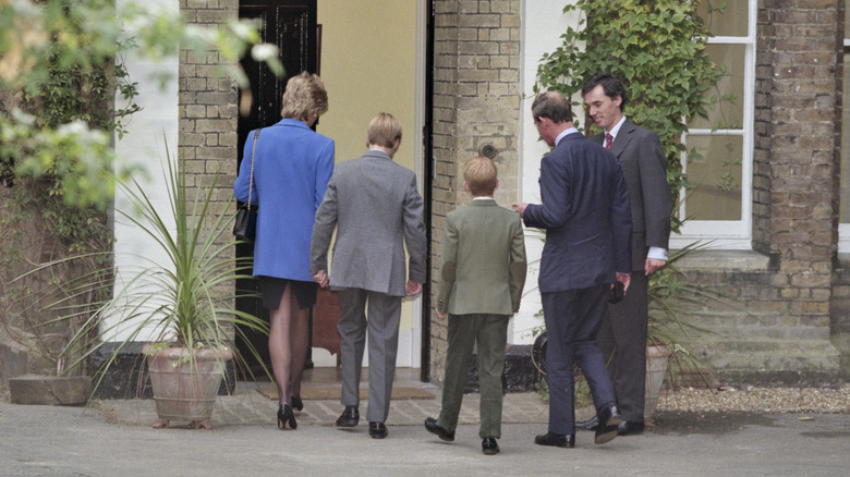 Princess Diana & Prince Charles with William & Harry