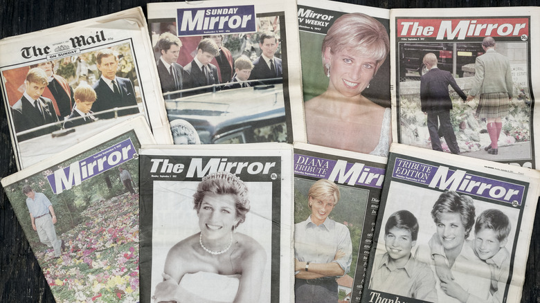 press coverage of Diana's death 