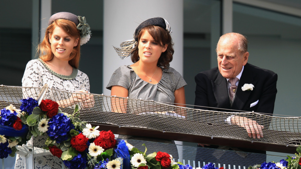 Princess Beatrice, Princess Eugenie & Prince Philip