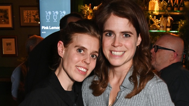 Princess Beatrice Princess Eugenie smiling