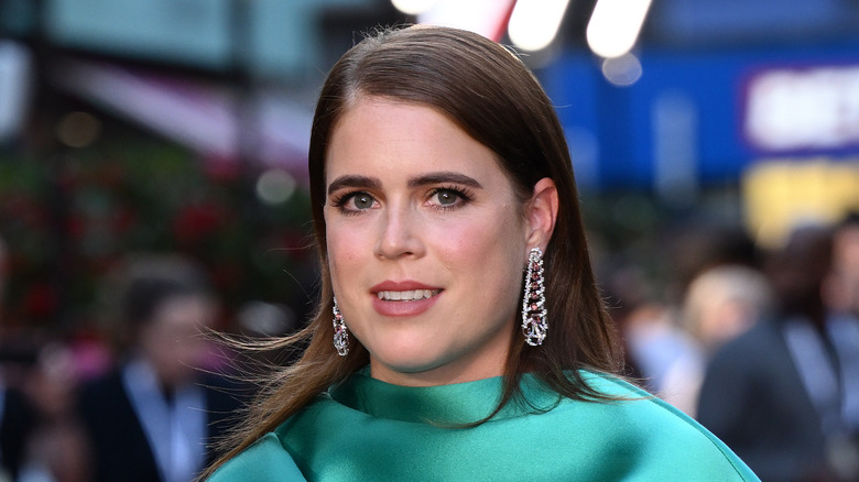 Princess Eugenie in teal