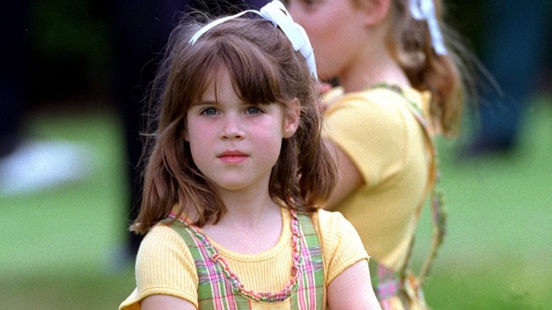 Princess Eugenie as a child at Wentworth Golf Club