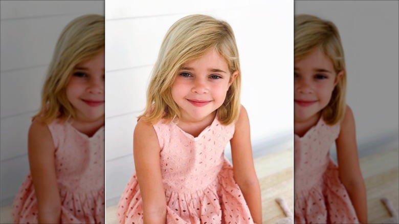 Princess Leonore of Sweden smiles in a photo shared by her mother on her 5th birthday (2019)