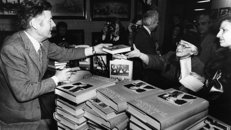 Peter Townsend at his book signing