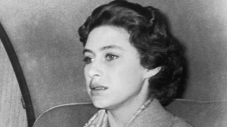 Princess Margaret looking away