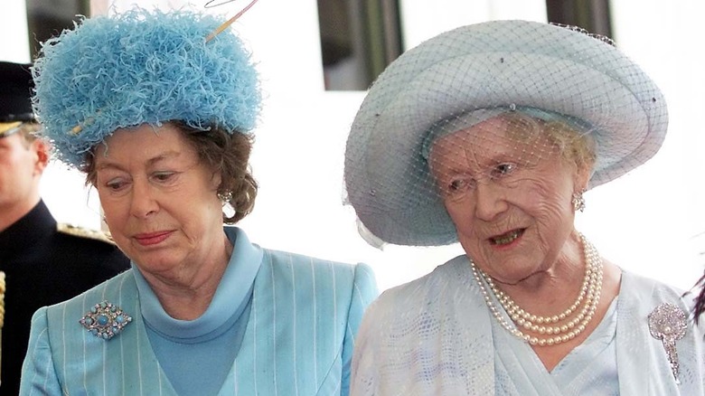 Princess Margaret and the Queen Mother