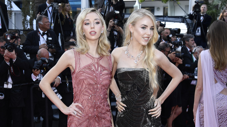 Princesses Chiara and Carolina at Cannes