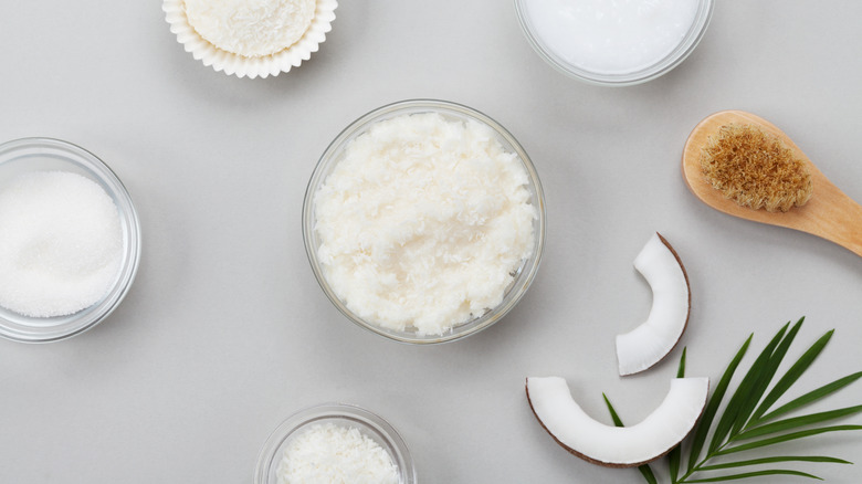 coconut oil scrub