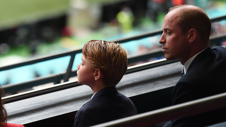 Prince George and Prince William 